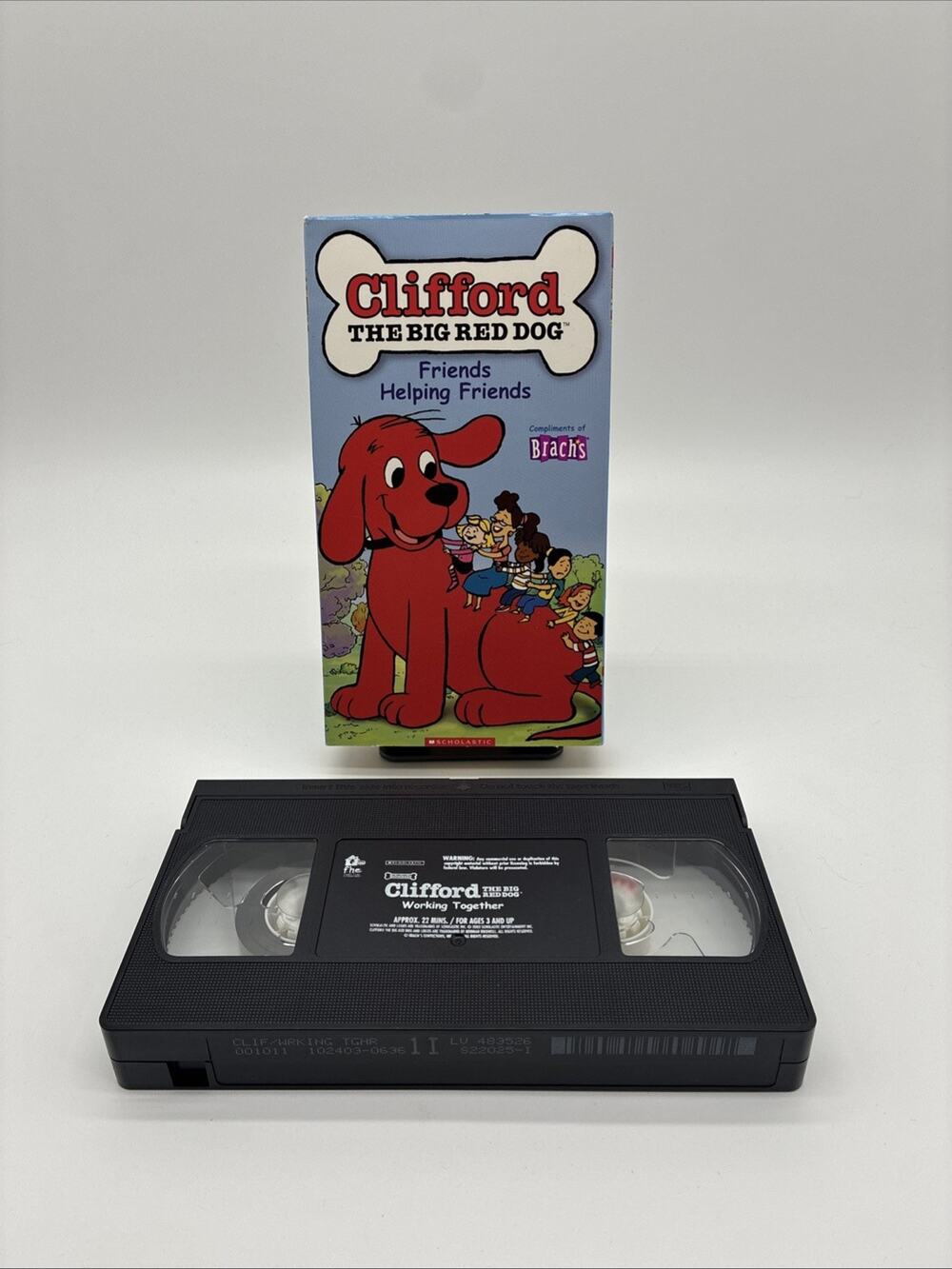 Clifford The Big Red Dog Friends Helping Friends Animated Brach's Rare VHS HTF